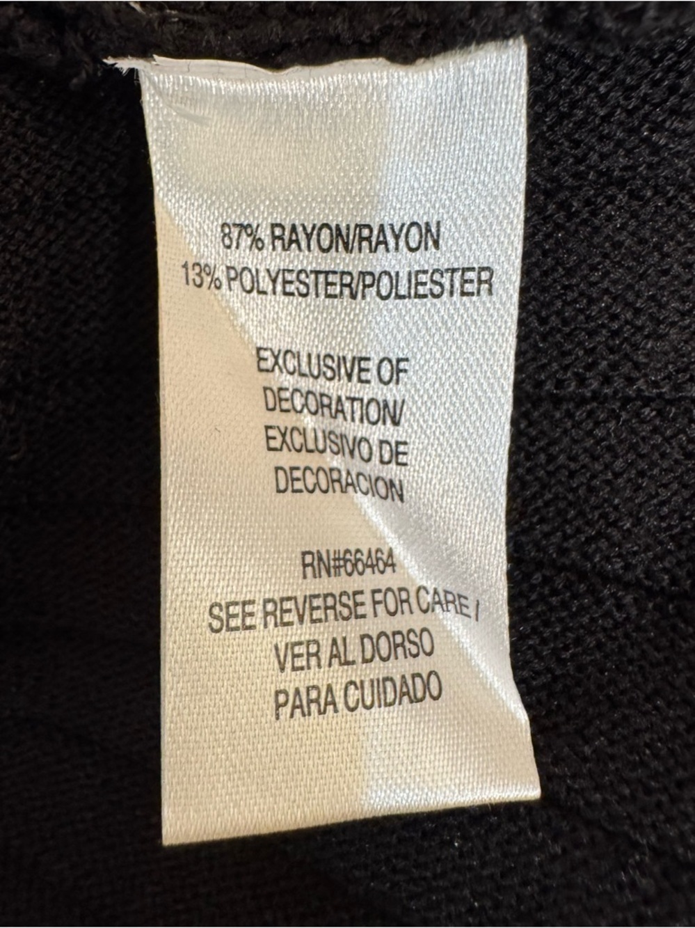 Sandra Darren Black White Sweater Dress A-Line Contrast Trim Button PL NWT - Picture 12 of 16